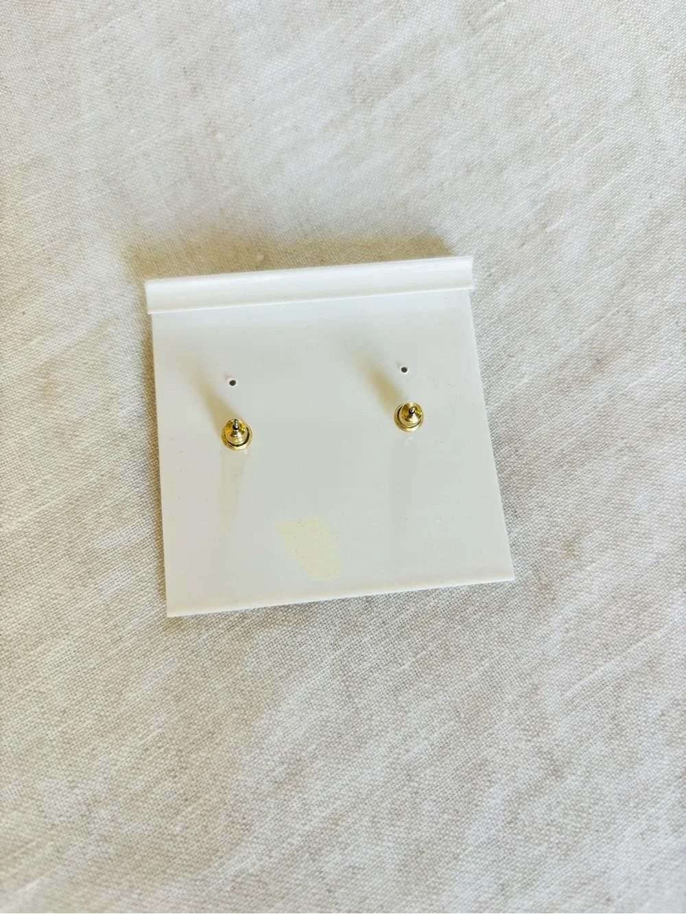 Nina Ricci Gold Bow Earrings with Yellow and Clear Crystals - Picture 3 of 3